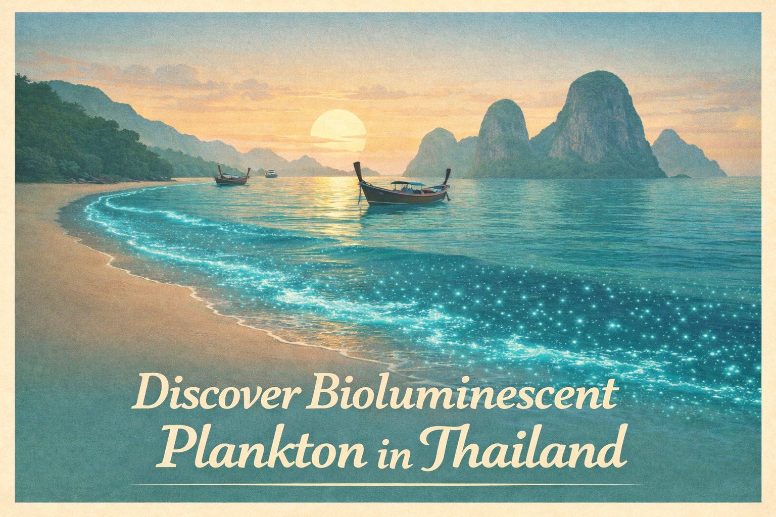  Discover Bioluminescent Plankton in Thailand
