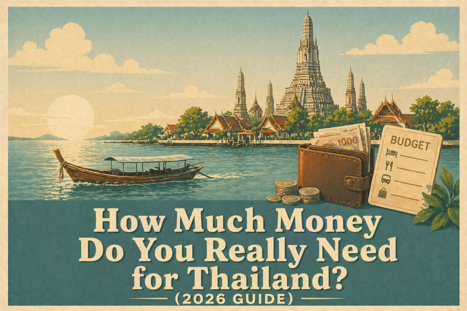 Thailand travel cost breakdown 2026 budget mid range luxury prices