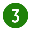 The number three is in a green circle on a white background.
