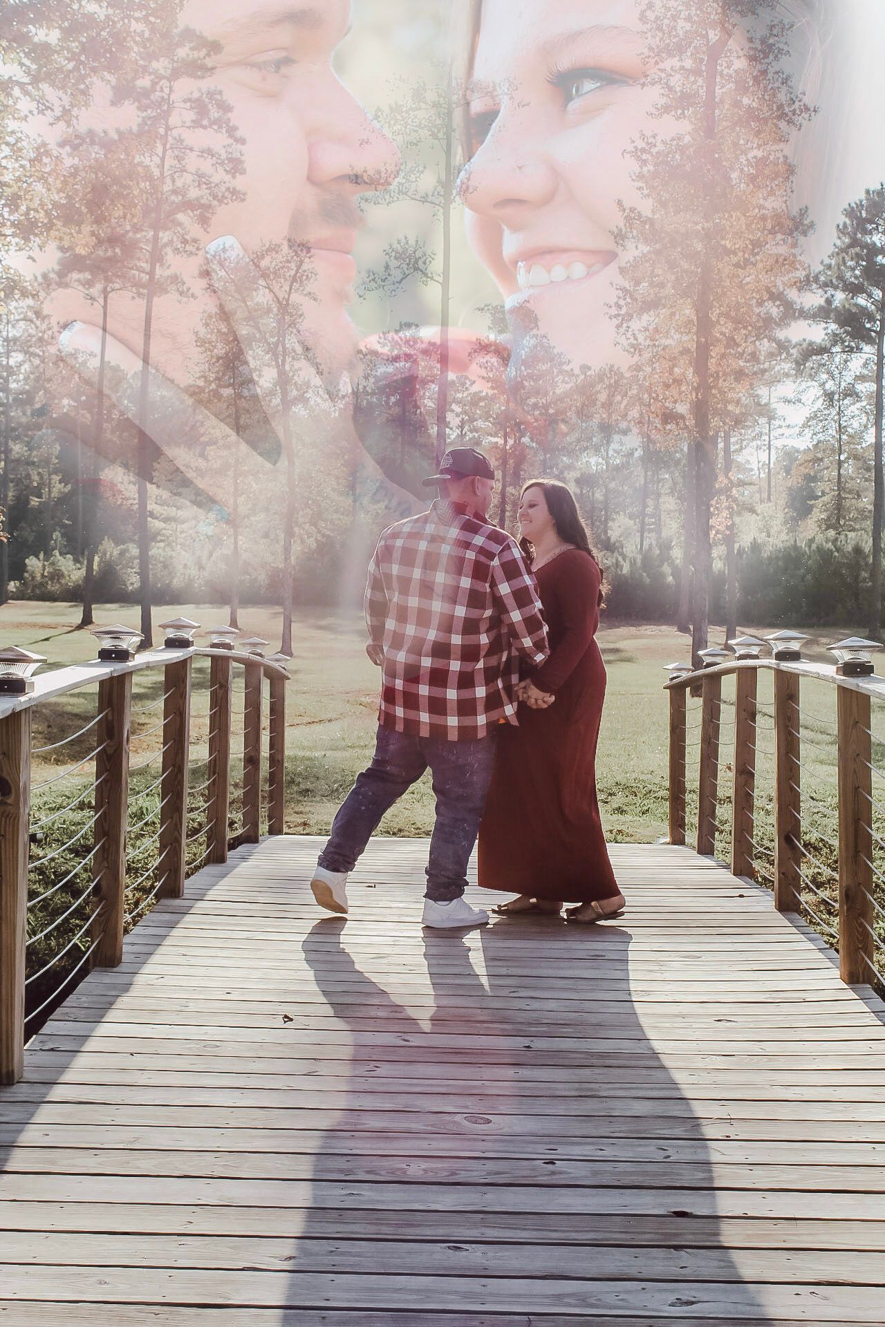 Couple Photography with Double Exposure