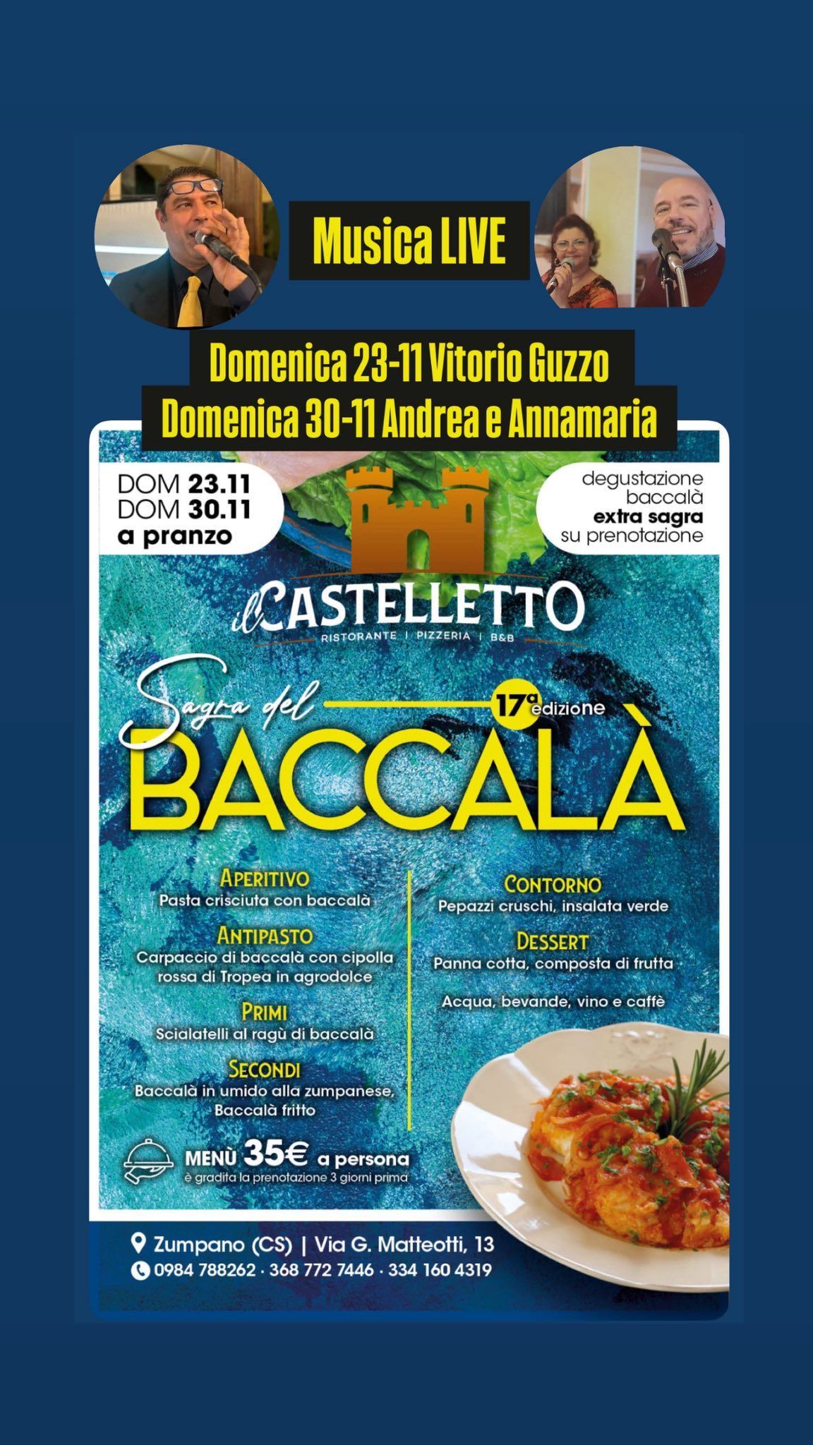 Locandina Sagra del baccalà