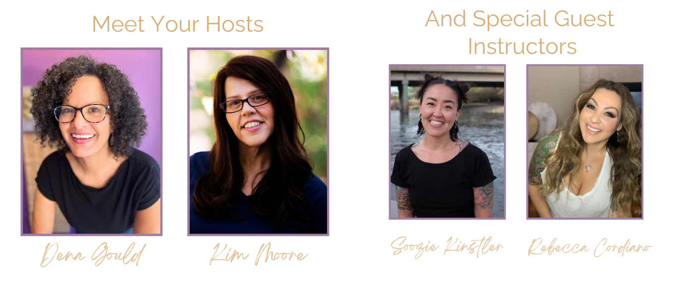 4 female healers and hosts of a spiritual, transformational womens retreat in Denver