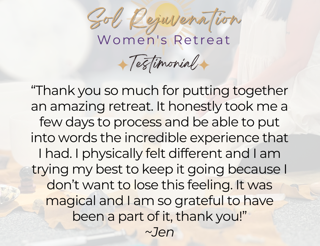 review from colorado womens retreat sol rejuvenation