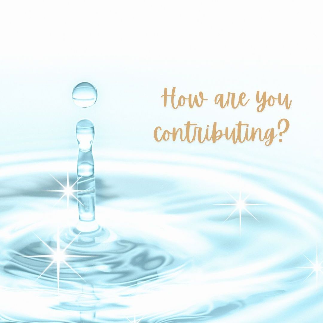 an image depicting the ripple effect of your energy 