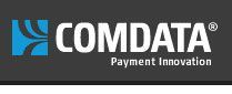 Comdata logo: blue graphic next to 