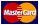 Mastercard logo: overlapping red and orange circles with 