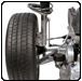 Car tire and suspension assembly. | Quality Car & Truck Repair