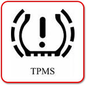 TPMS warning light icon; tire with exclamation mark. | Quality Car & Truck Repair Inc