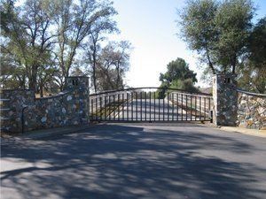 Iron Fence Gate — Grass Valley, CA — Sta-Bull Fence Inc.