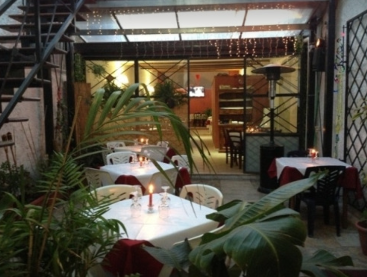 veranda estiva del ristorante