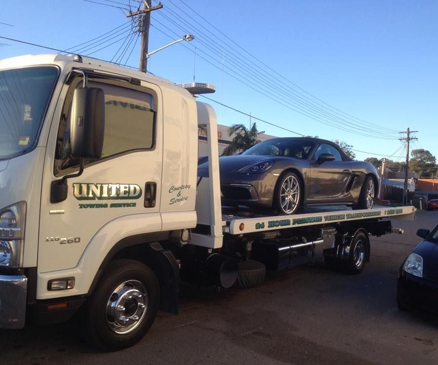 Roadside Assistance Car Towing Truck — Sydney, NSW — United Towing Services Pty Ltd
