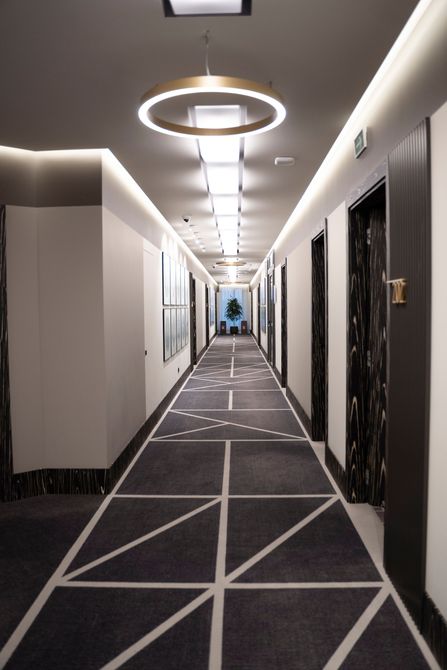 carpetted hallway 