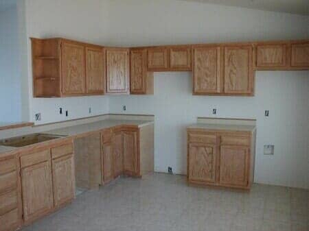 Empty kitchen cabinet — Custom Countertops in Dallas-Forth Worth, TX