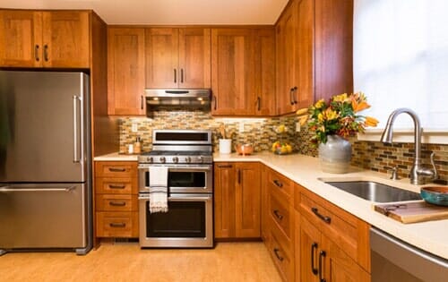 Kitchen with wood cabinets — Kitchen Remodeling in Dallas-Forth Worth, TX