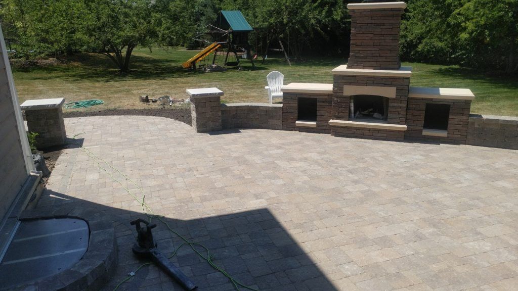 Small Brick Patio — Highland Park, IL — Aurelio Landscaping