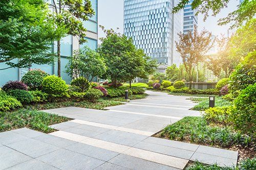 Commercial Building Landscaping — Highland Park, IL — Aurelio Landscaping Commercial Building Landscaping — Highland Park, IL — Aurelio Landscaping