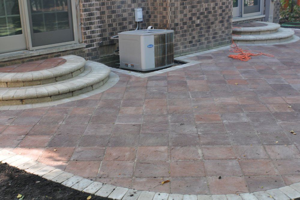 Stamped Concrete Patio — Highland Park, IL — Aurelio Landscaping
