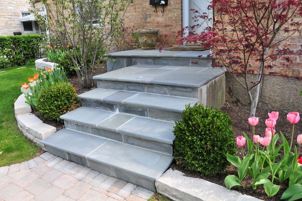 Outdoor Stairs — Highland Park, IL — Aurelio Landscaping
