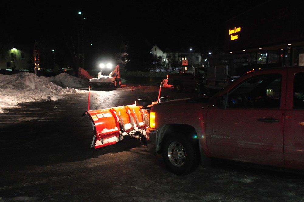 Snow Removal Pickup Truck  — Highland Park, IL — Aurelio Landscaping