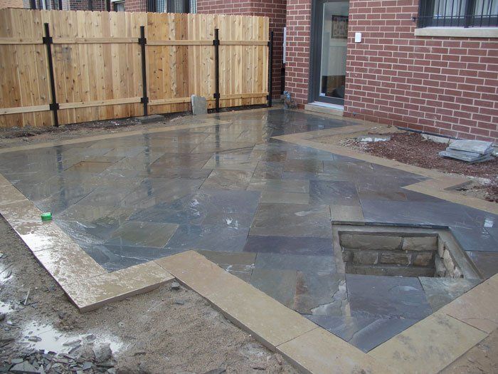 Limestone Granite Patio — Highland Park, IL — Aurelio Landscaping