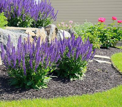 Flowers and Rock Retaining Wall — Highland Park, IL — Aurelio Landscaping