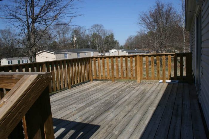 Oak Grove - Large wood deck
