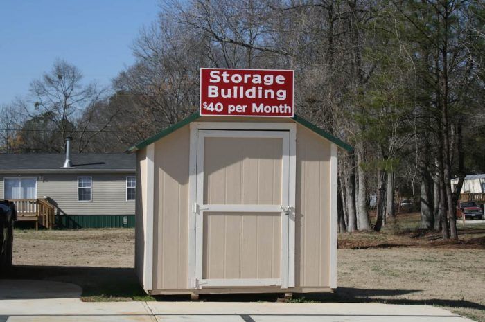 Oak Grove - Storage shed