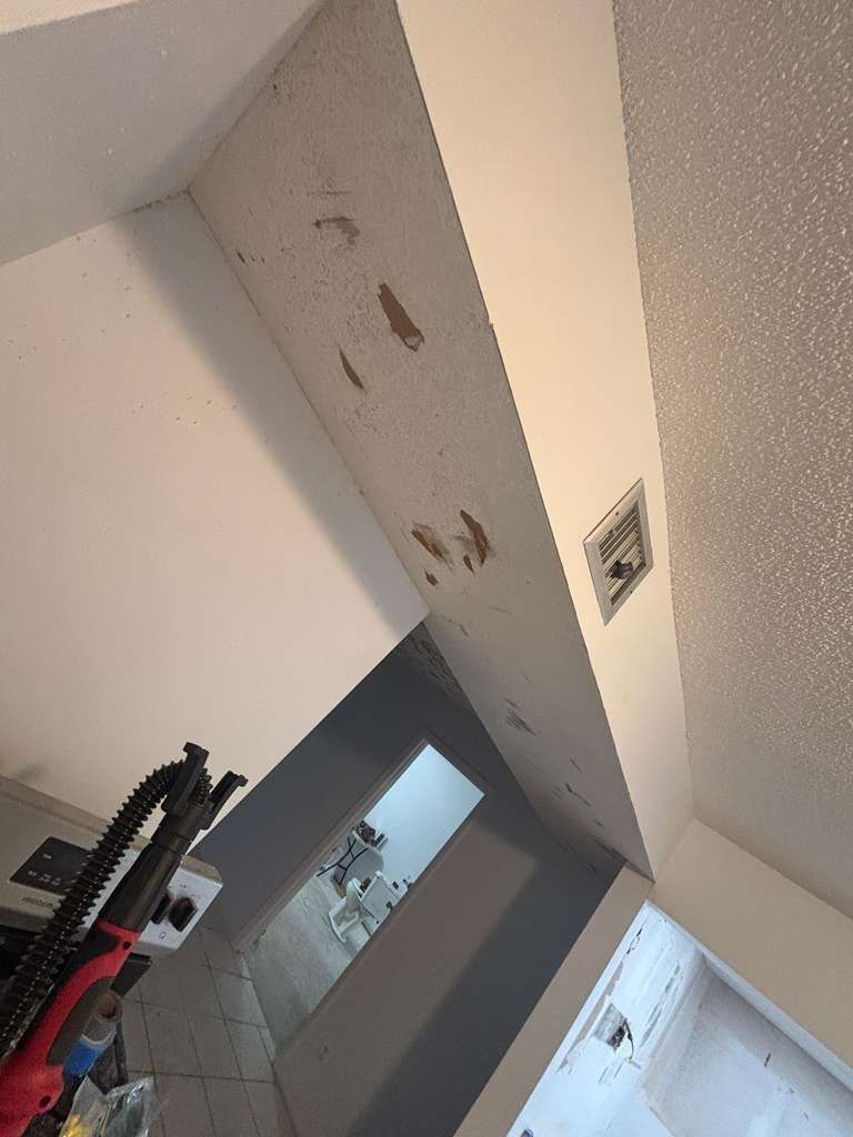 A kitchen stove and vacuum