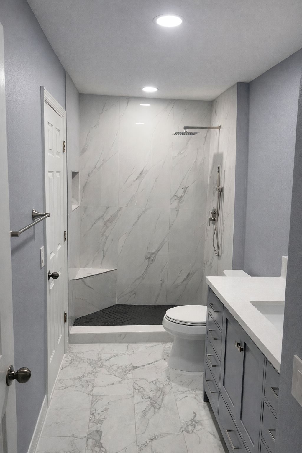 Accessible walk-in shower remodel Largo FL