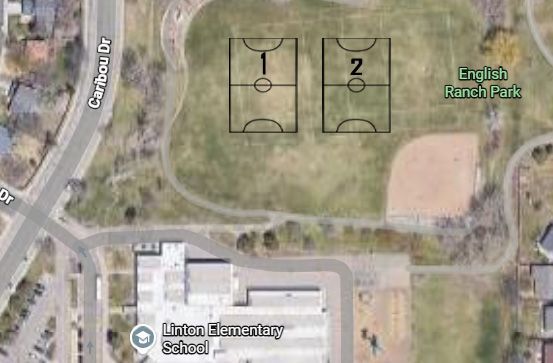 Field maps for Arsenal soccer at Avery Park in Fort Collins. Field 1 is the furthest west field.
Last updated for the Fall 2024 Season