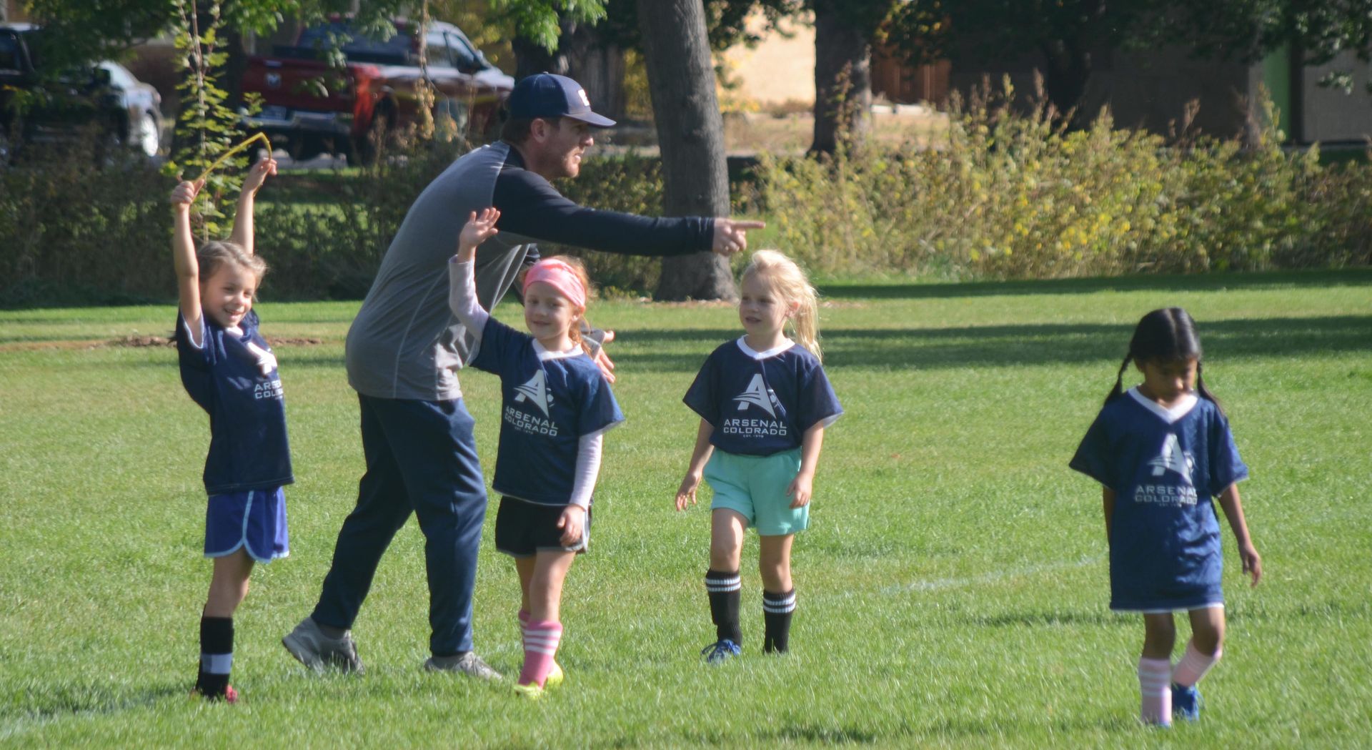 A recreational coach in action