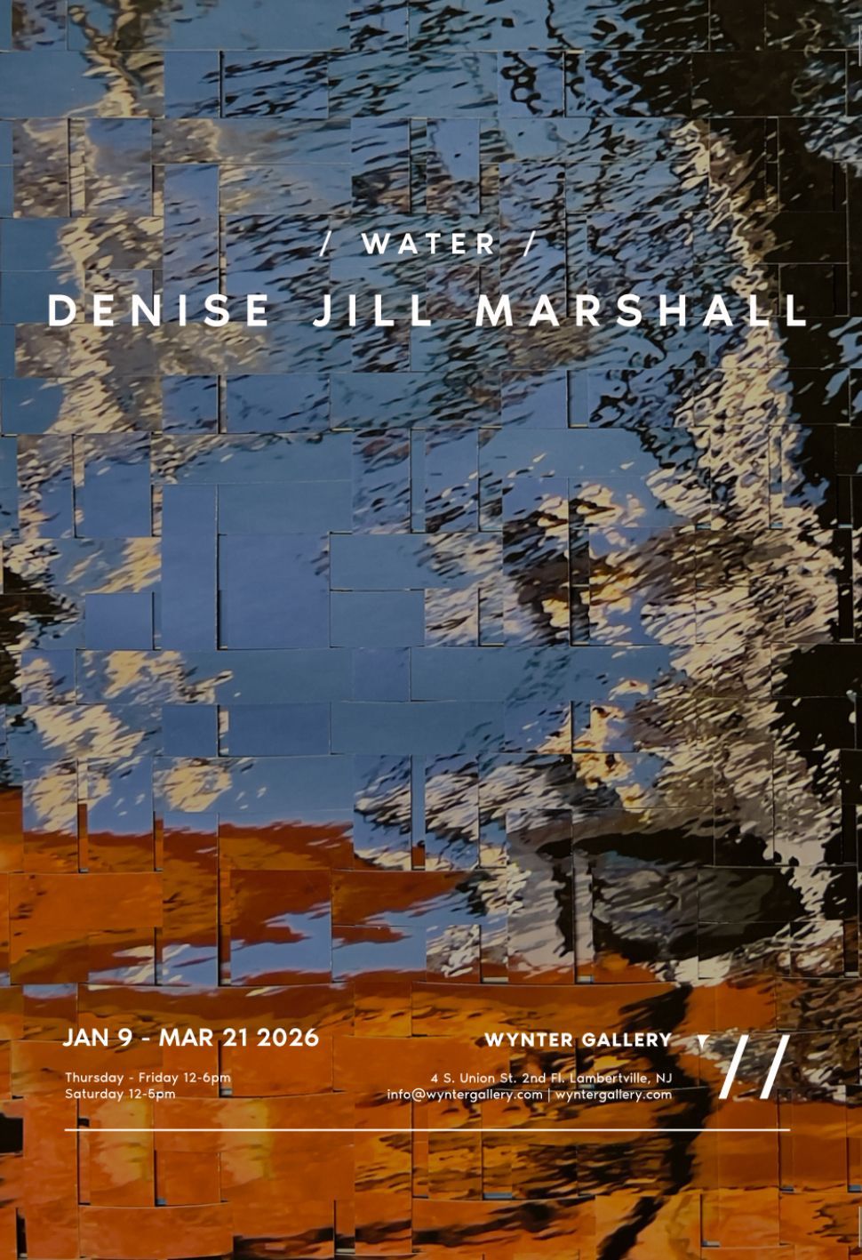 Photographic weaving, denise jill marshall, denise marshall, paper weaving, galleryshow, lambertville