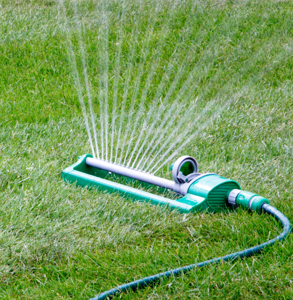 sprinkler system running off bore water in Papamoa