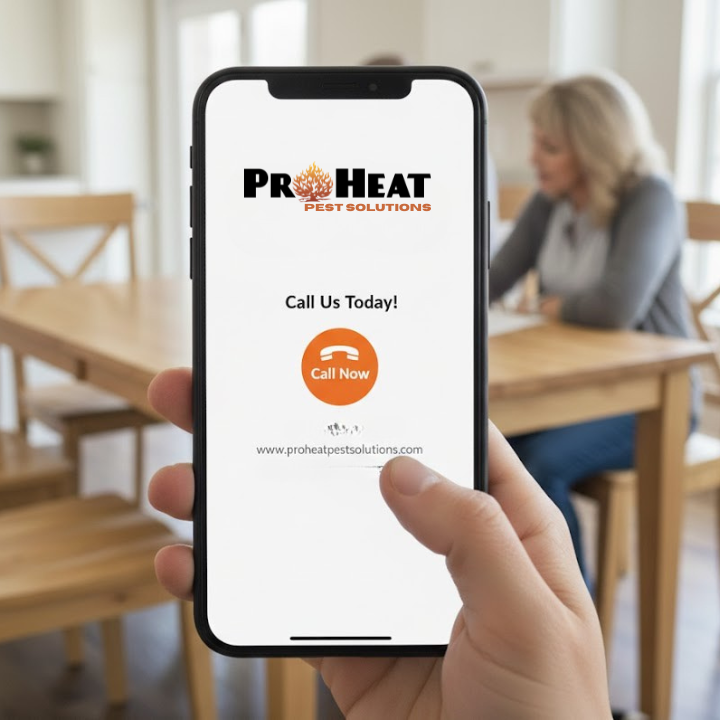 Call ProHeat for bed bug chemical treatment consultation in Ohio