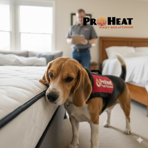 Step-by-step bed bug removal near me guarantee process showing how ProHeat handles claims in Southeastern Ohio