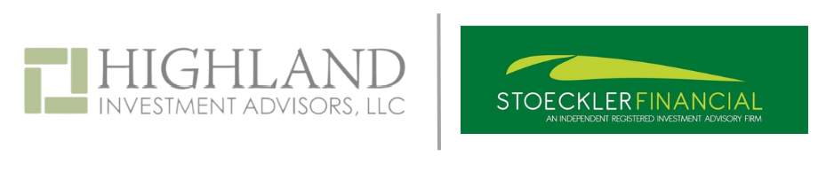 Two logos for highland investment advisors llc and stoeckere financial