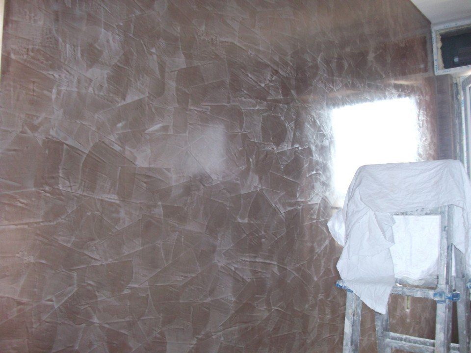 Tinteggiatura a effetto marmorizzato