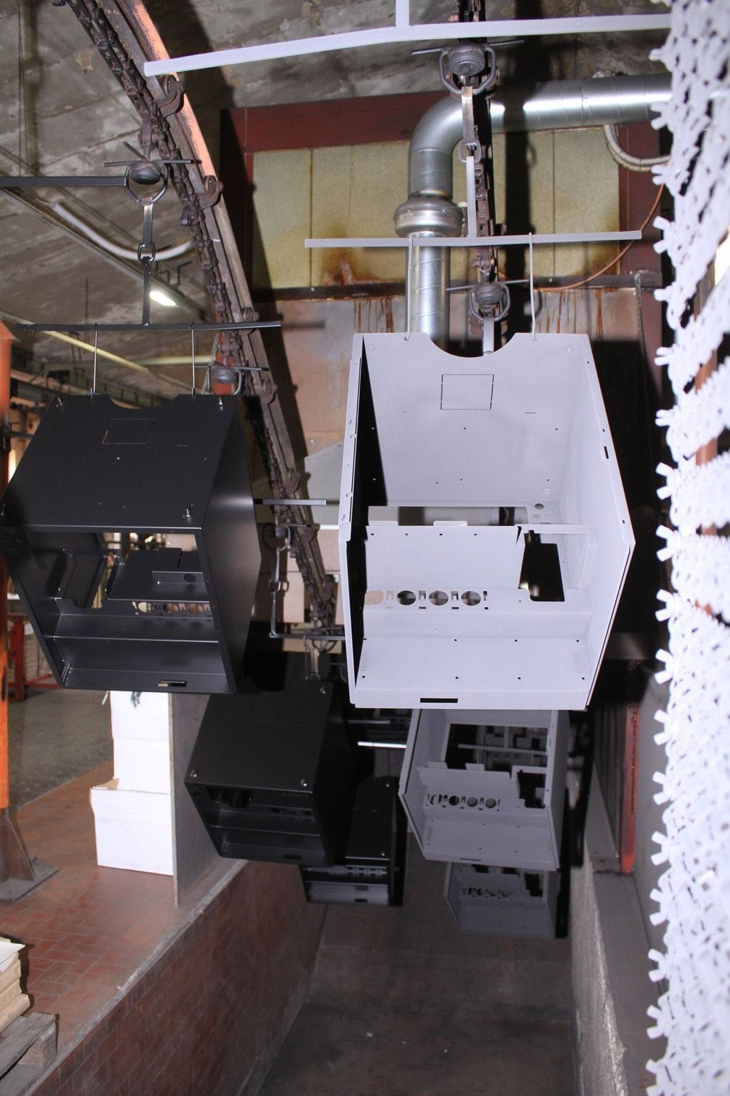 Verniciatura a polvere, lavorazione 3