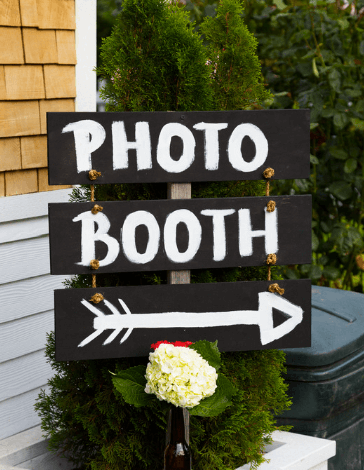 Photo booth rental for formal event