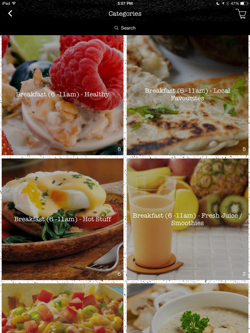 A collage of pictures of different types of food