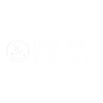 Logo with a mushroom and water illustration in a circle, and the company name.
