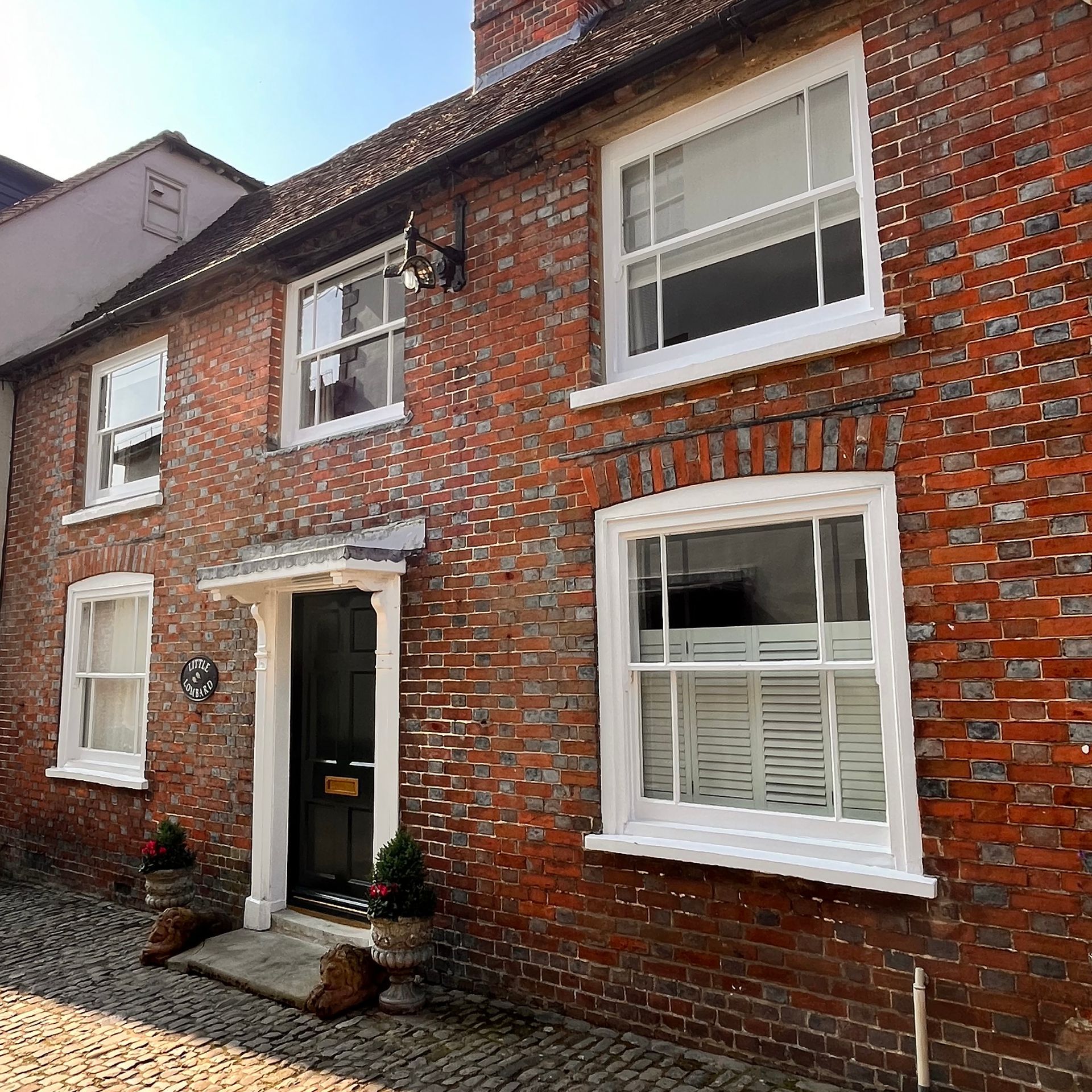 replacement sliding sash window in a Georgian home