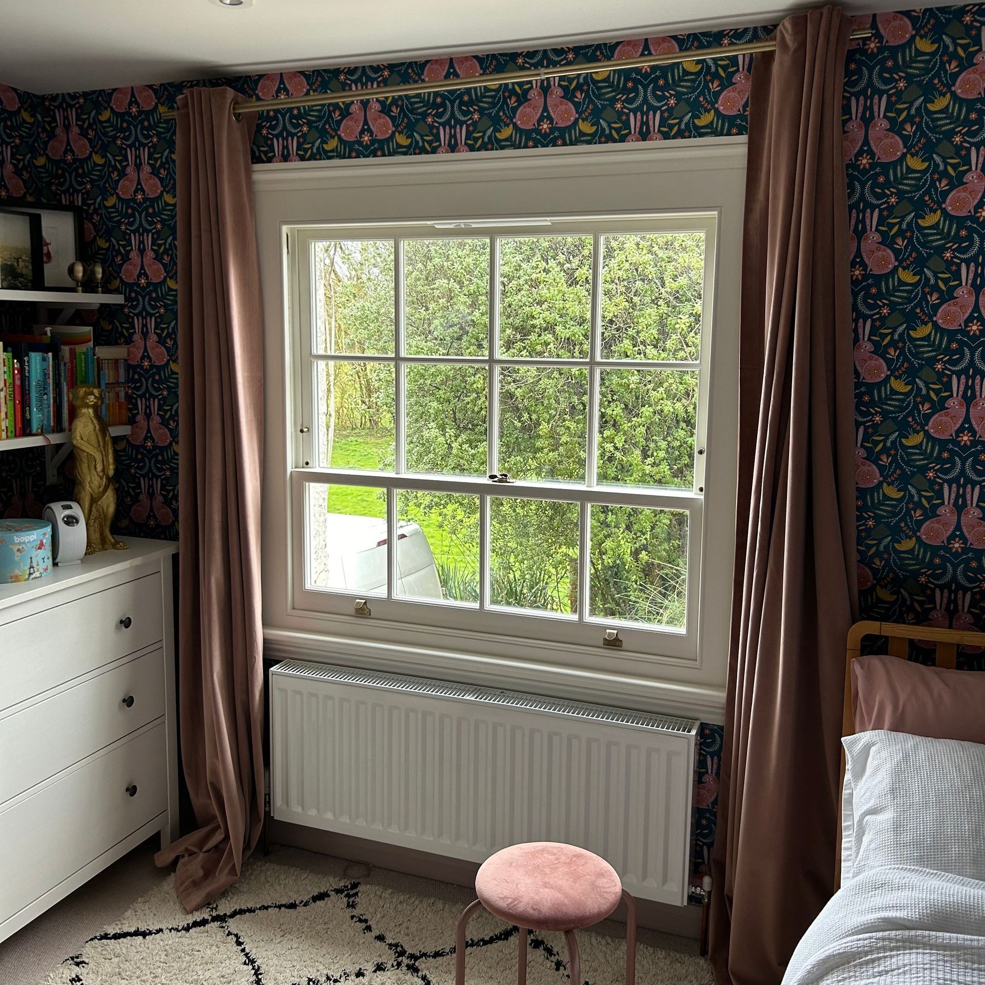 replacement sliding sash window in a Georgian home