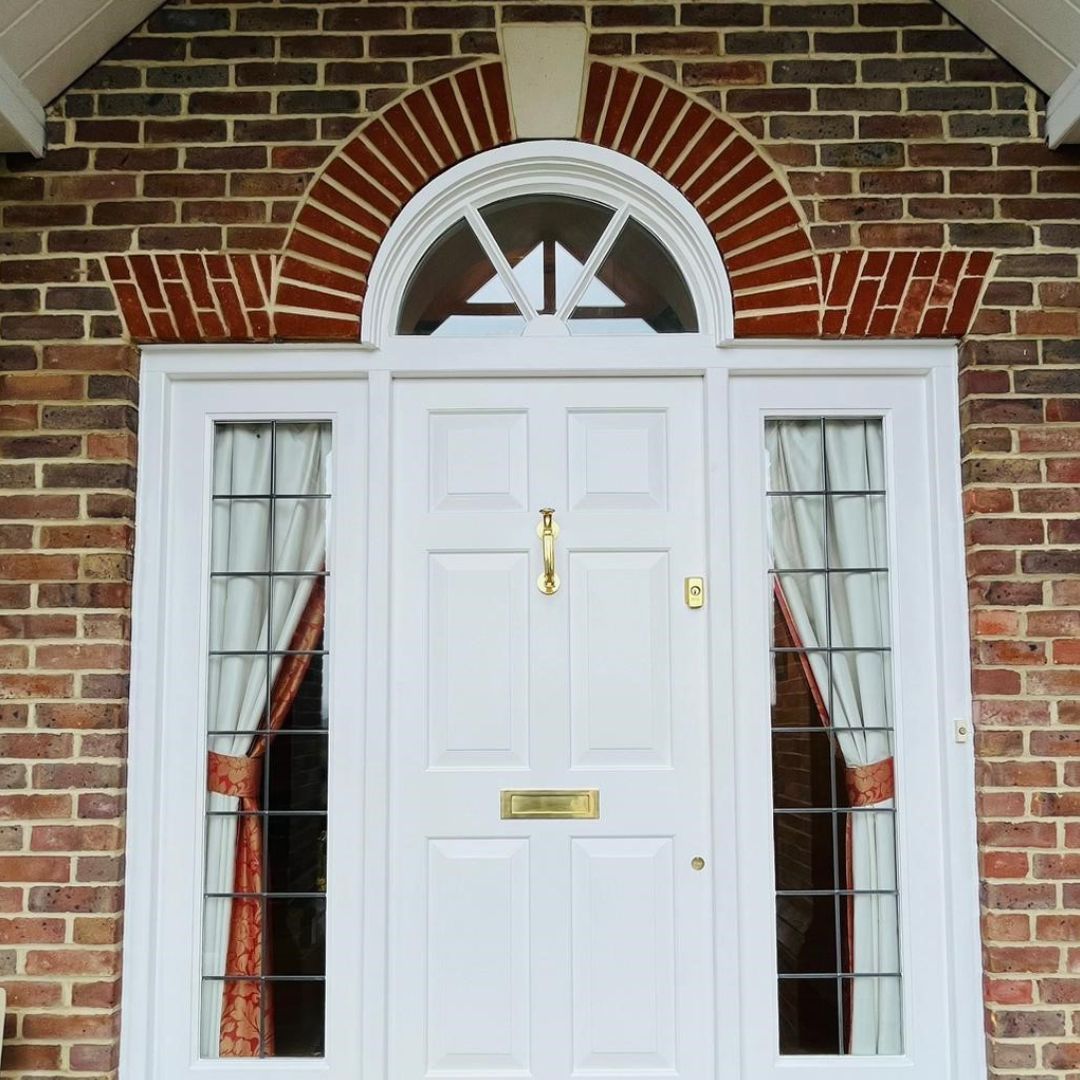 Accoya Panelled Door with Raised Bolection Moulding and Banham Locking