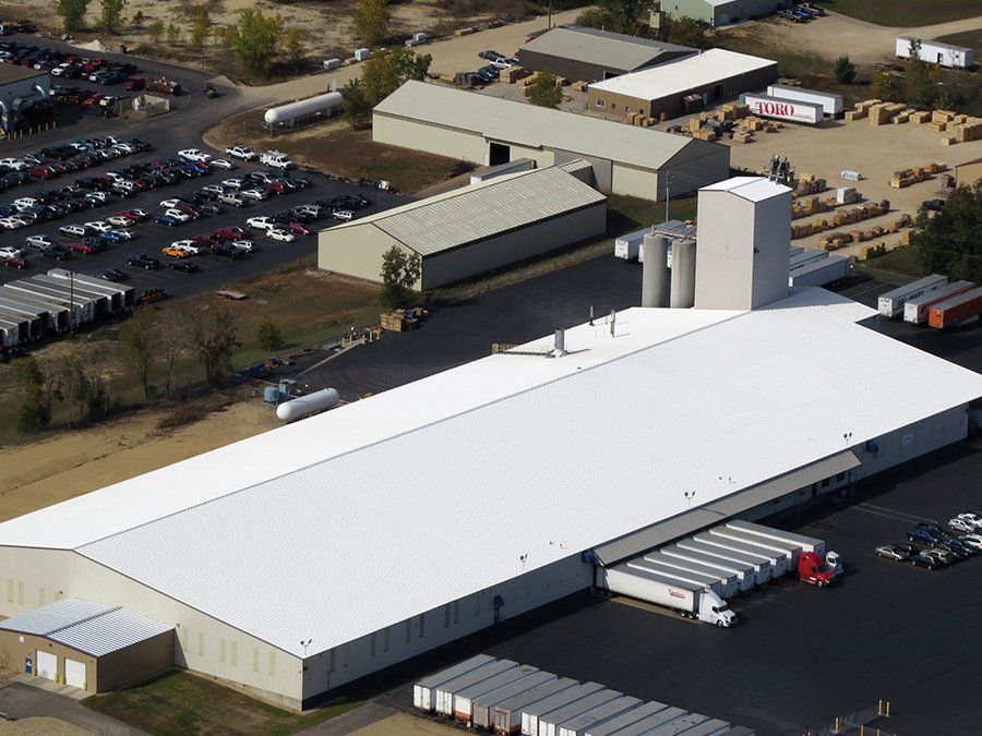 White Metal Roofing Project — Newburg, WI — Cedar Creek Services