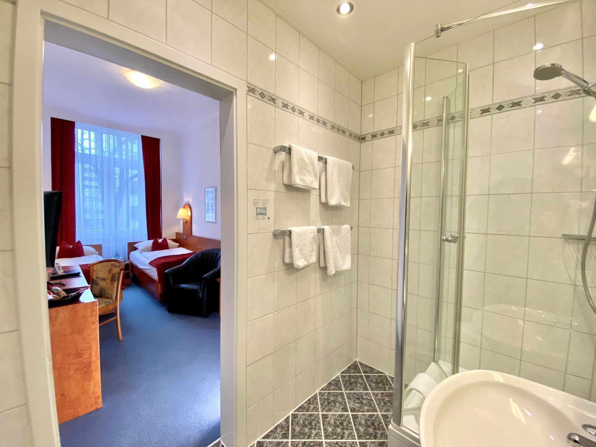 Badezimmer 114 Hotel West FFM