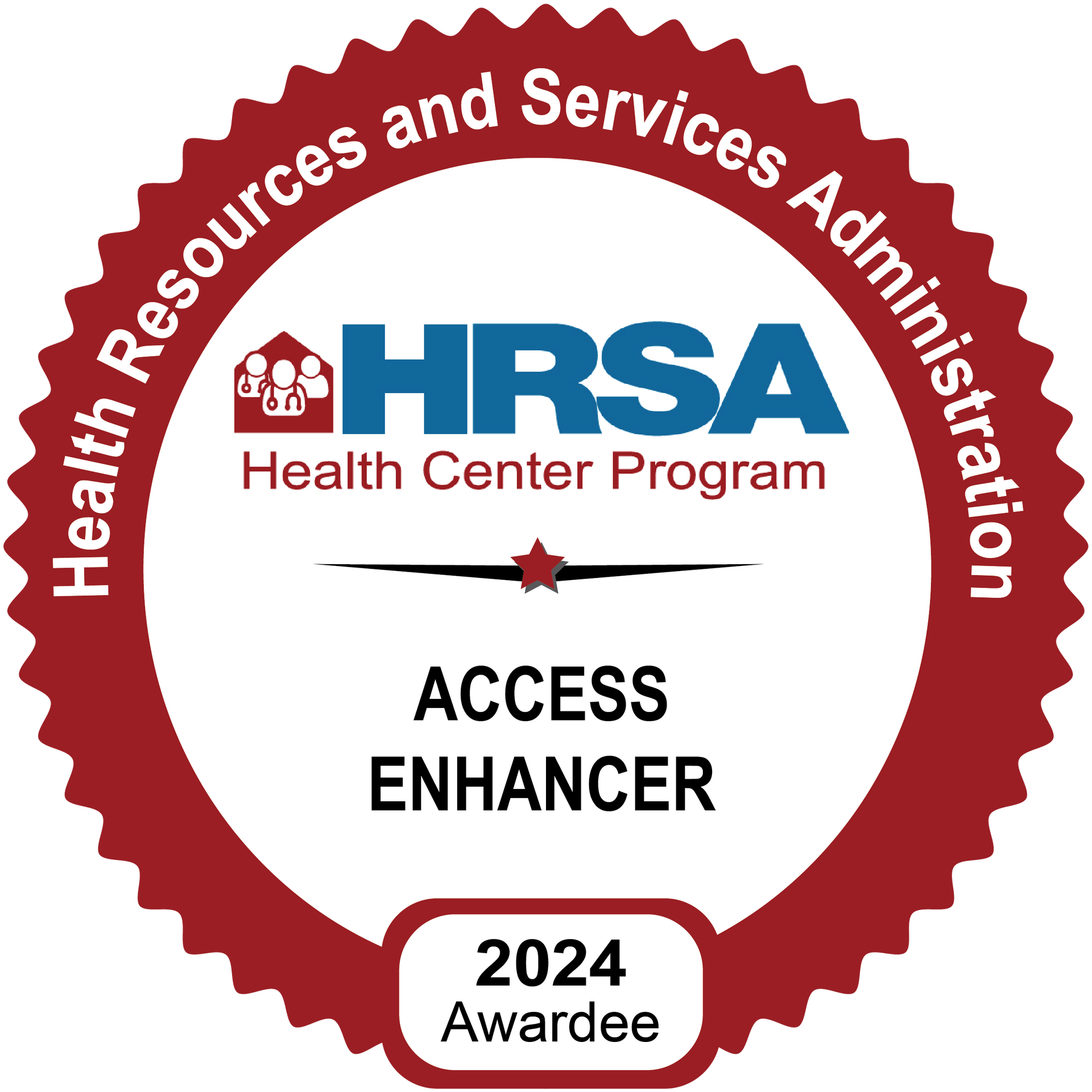 HRSA 2024 awardee access enhancer logo