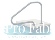 A logo for a company called Pro Fab Installations, Inc.