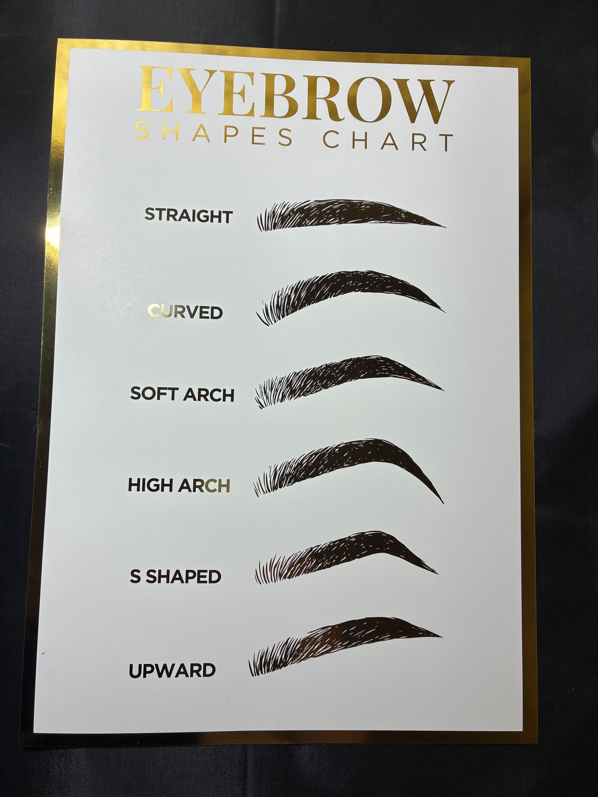 A3 Foiled Eyelash Shape