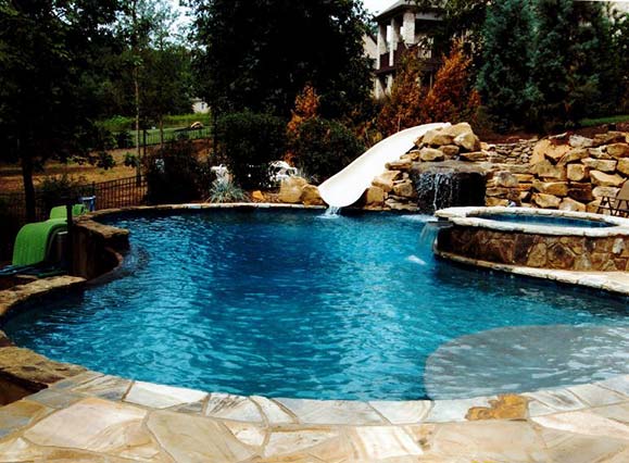 Custom gunite pool — Greenville, SC — AAA Custom Pools